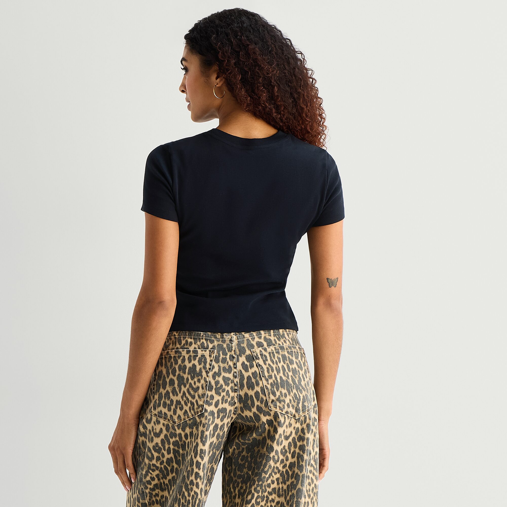 A.N.A Womens Crew Neck Short Sleeve T-Shirt