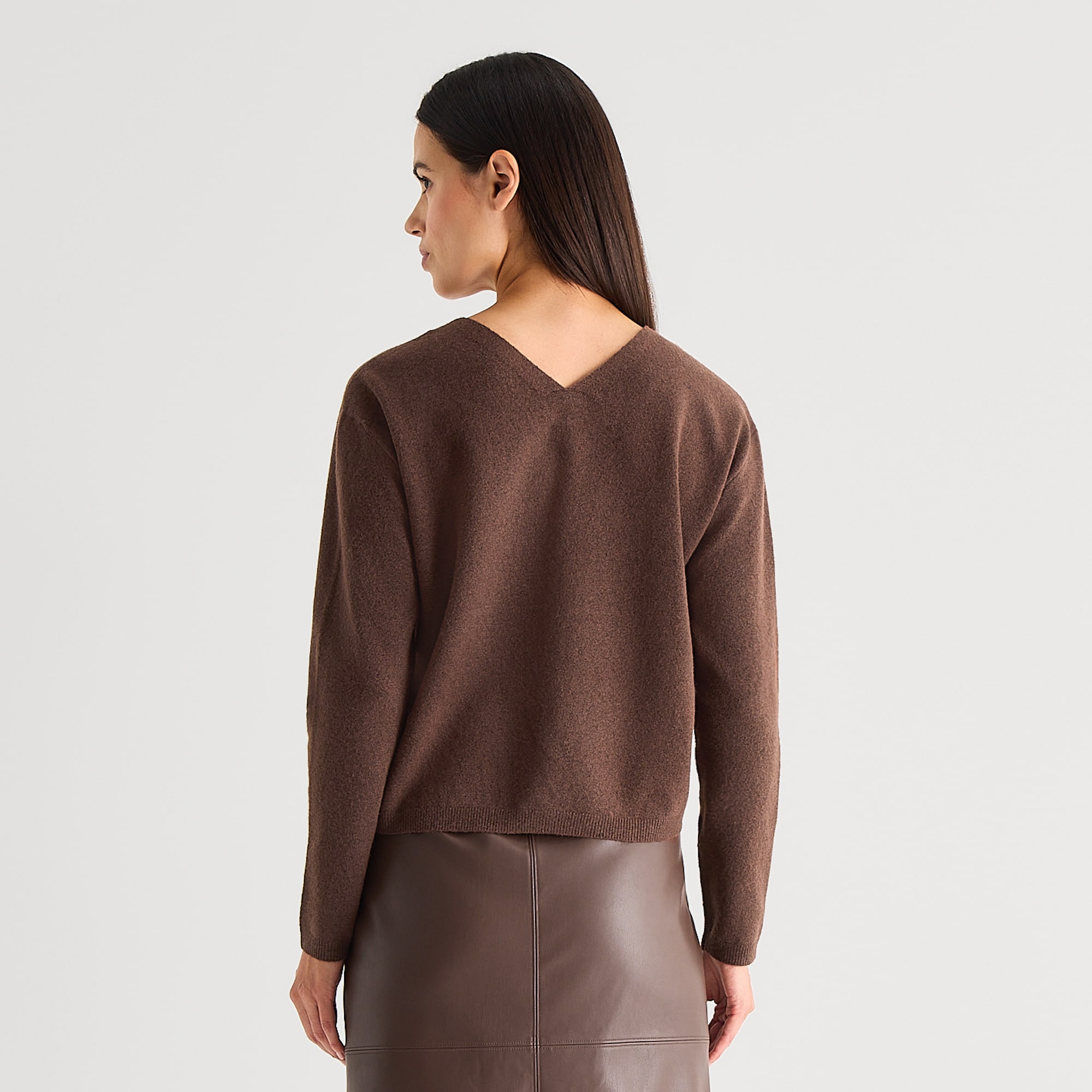 Worthington Womens V Neck Long Sleeve Button Cardigan