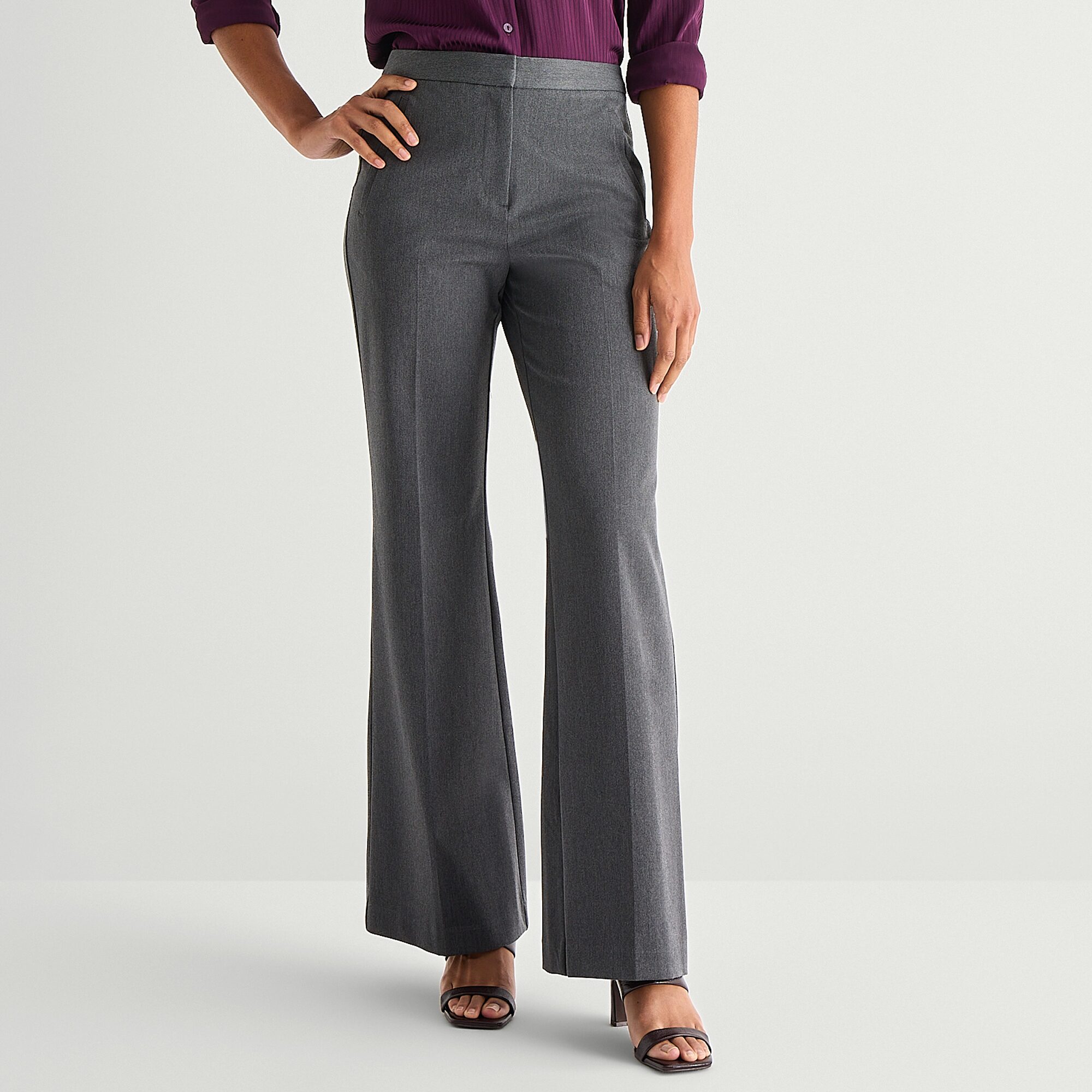 Worthington Womens Fit and Flare Pant