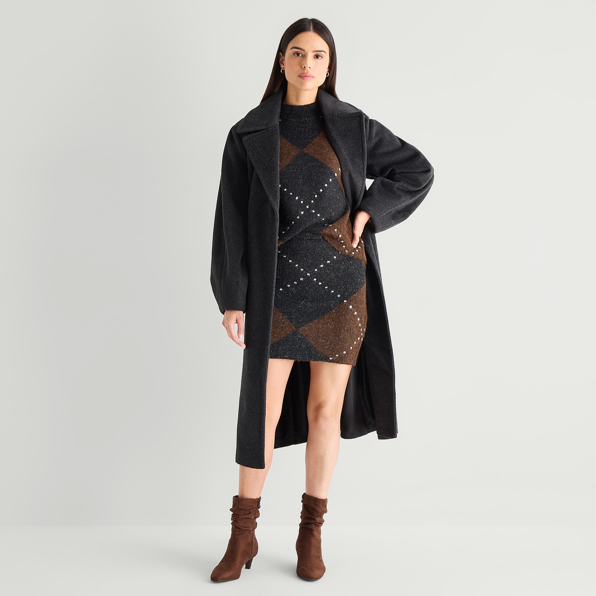 Worthington Womens Midweight Coat