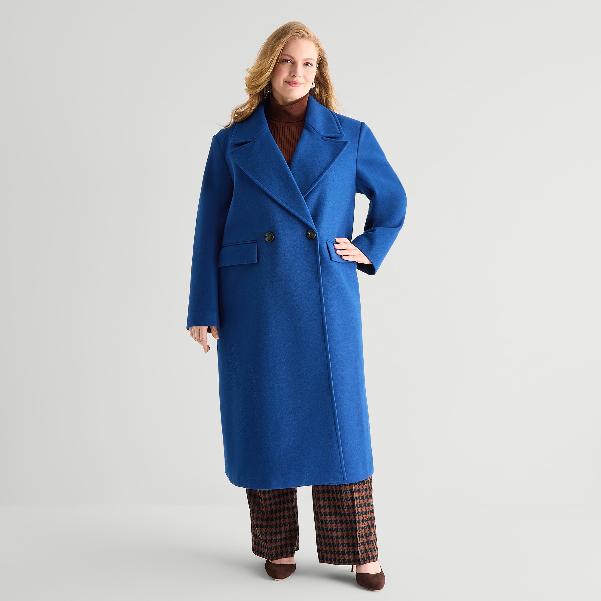 Worthington Womens Plus Midweight Coat