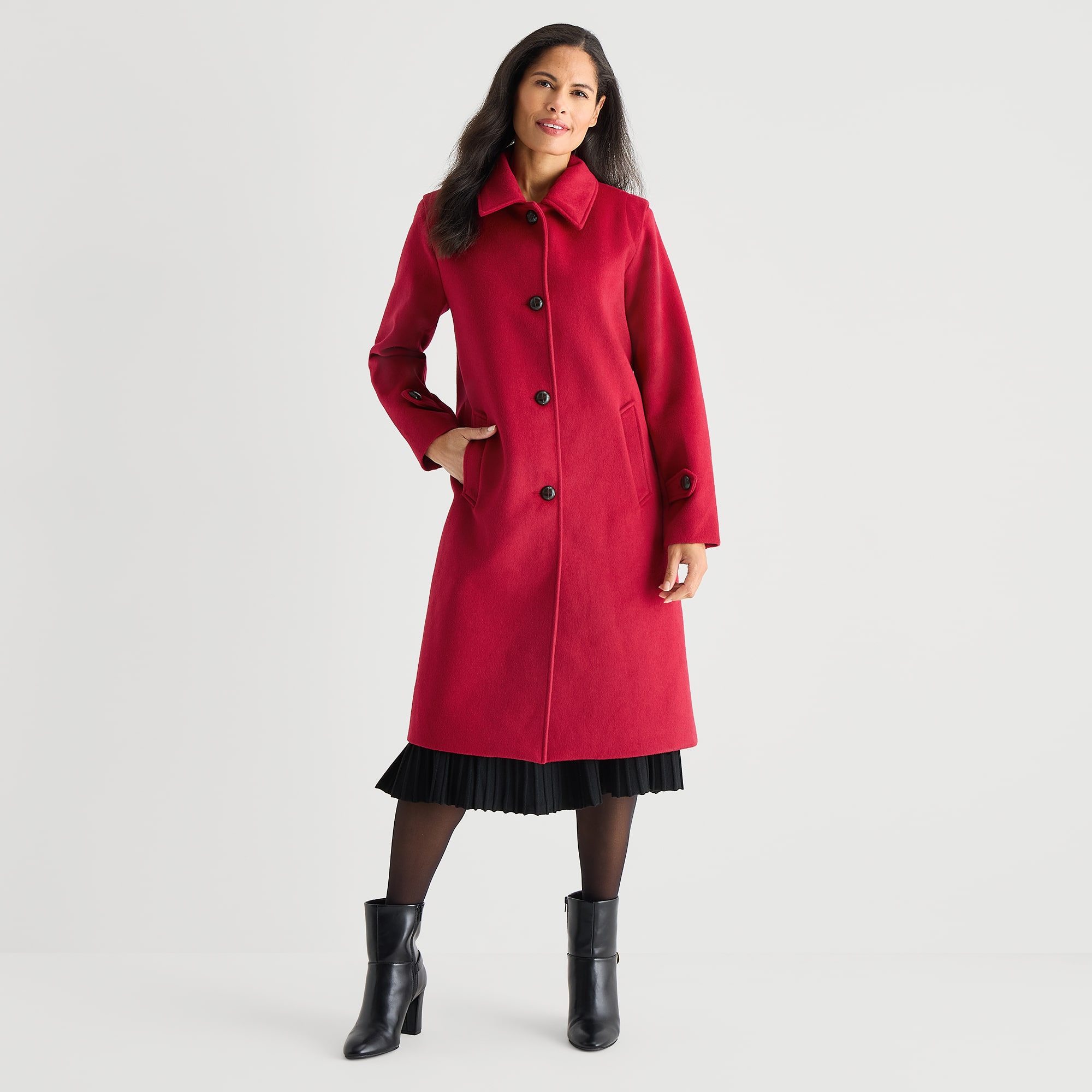Liz Claiborne Womens Heavyweight Coat