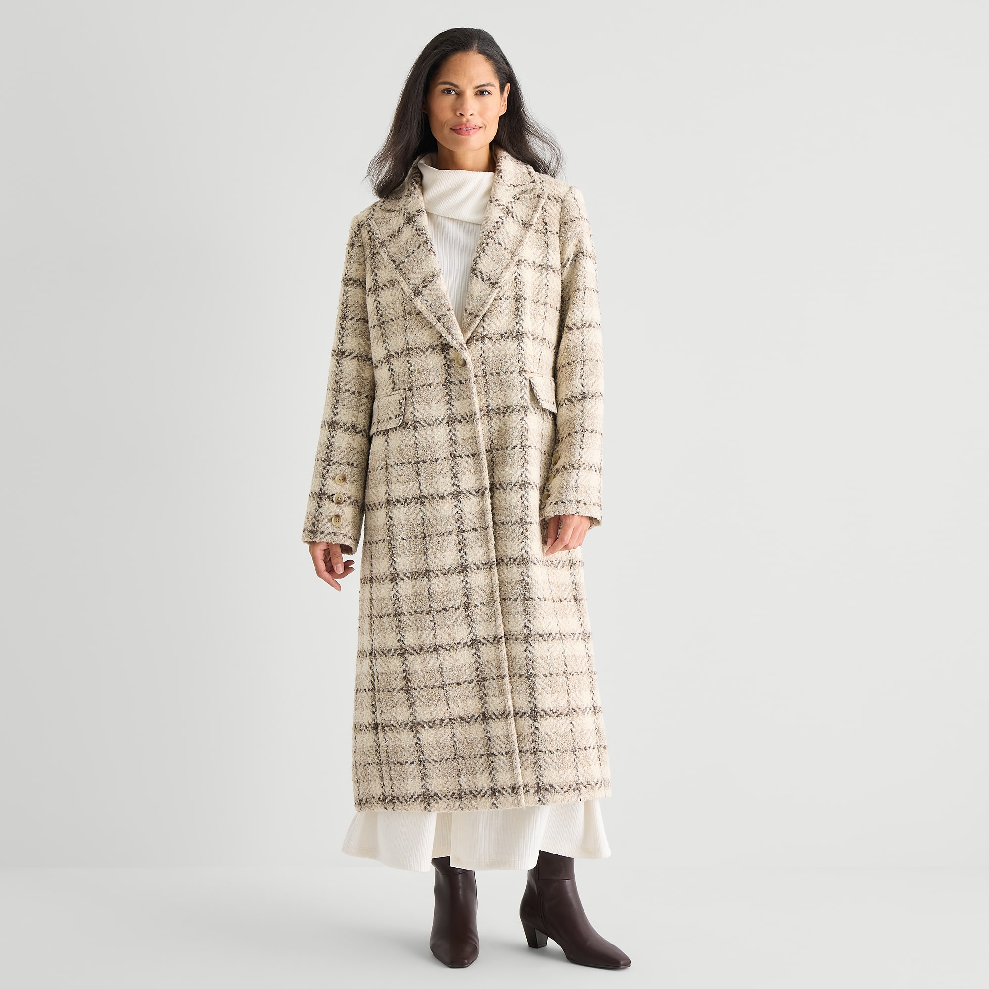Liz Claiborne Womens Midweight Coat