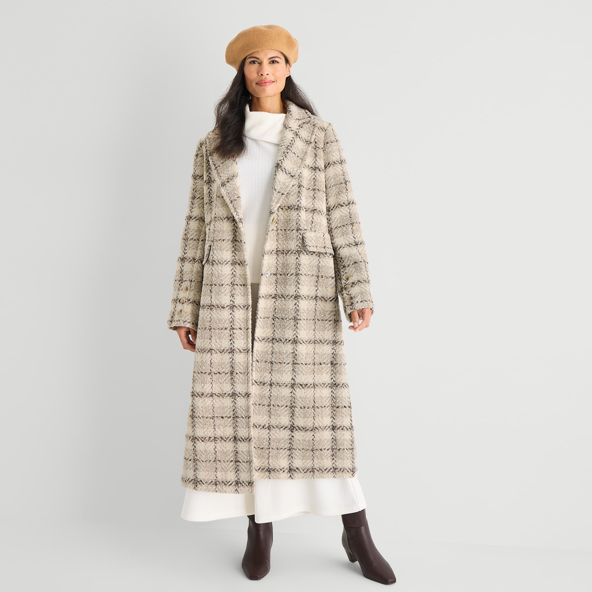 Liz Claiborne Womens Midweight Coat