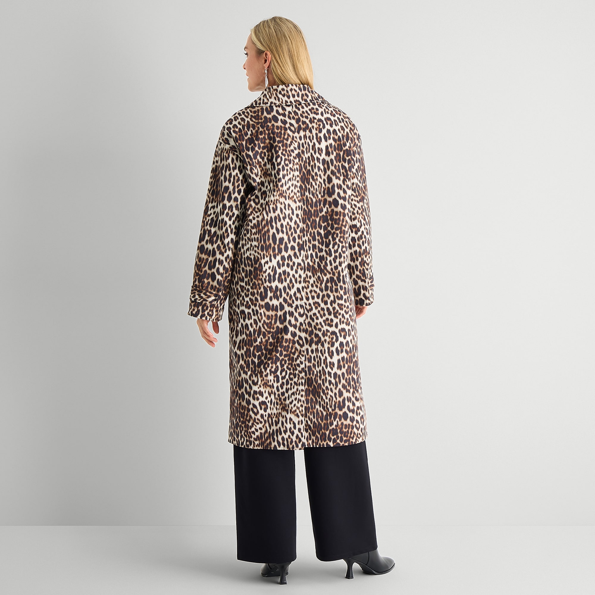 Liz Claiborne Womens Lightweight Topcoat Coat