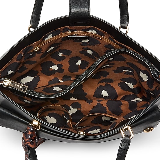 Nicole Miller Front Flap Pocket Tote Bag
