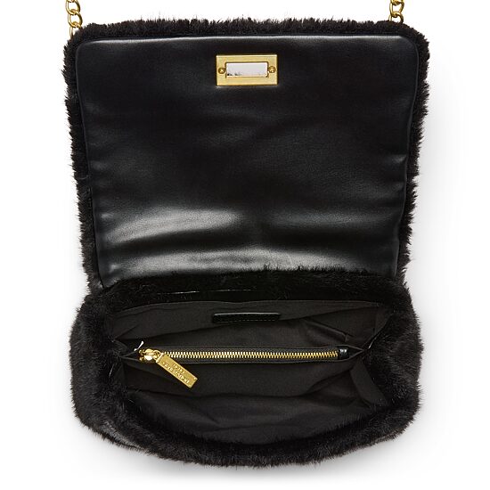 BCBGeneration Chain Faux Fur Shoulder Bag