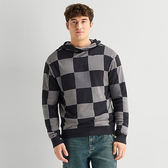 Grayson Threads, The Label Mens Hooded Long Sleeve Pullover Sweater