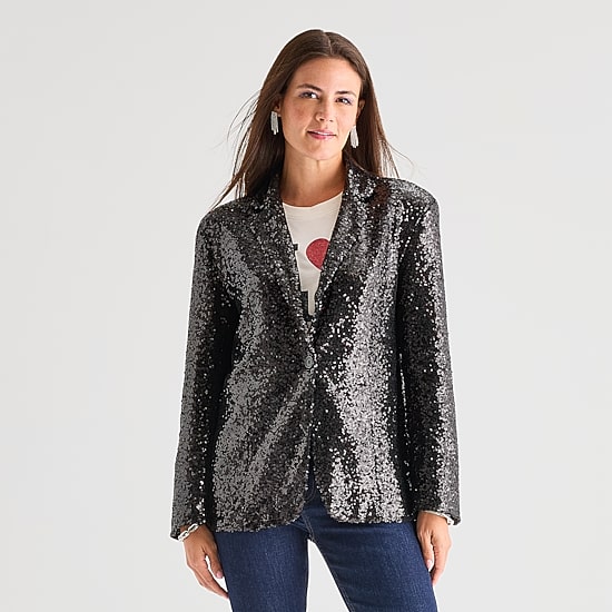 Grayson Threads, The Label Womens Regular Fit Blazer