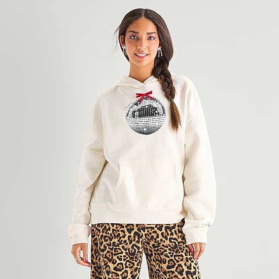 Jingle Ball Womens Long Sleeve Fleece Hoodie