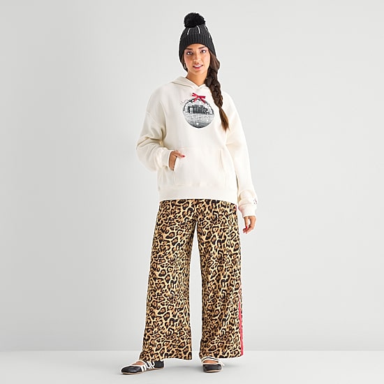 Jingle Ball Womens Long Sleeve Fleece Hoodie