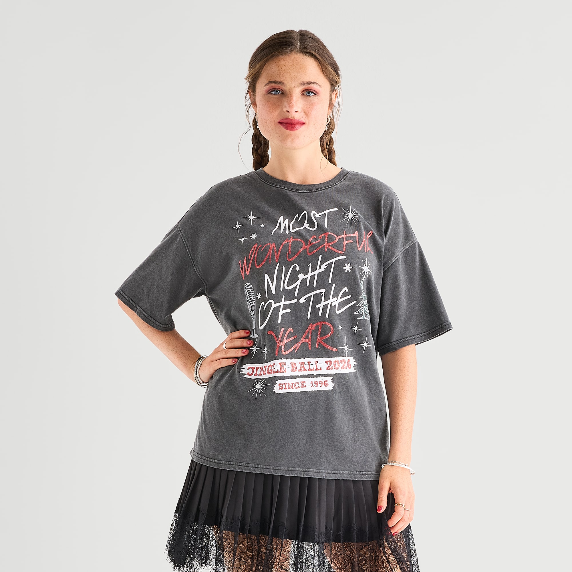 Grayson Threads, The Label Womens Crew Neck Short Sleeve Regular Fit Graphic T-Shirt