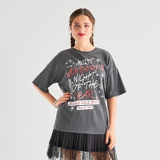 Jingle Ball Unisex Adult Crew Neck Short Sleeve Regular Fit Graphic T-Shirt