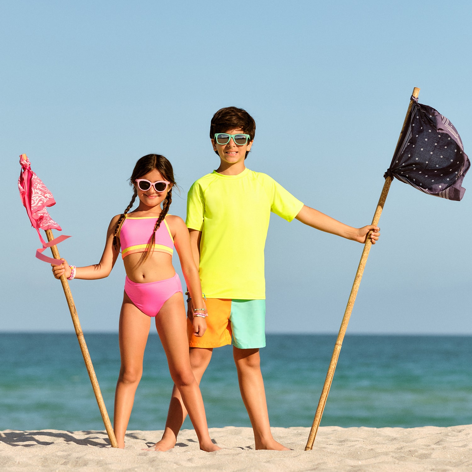 Thereabouts Little & Big Kid Girls 2-pc. Tankini Set