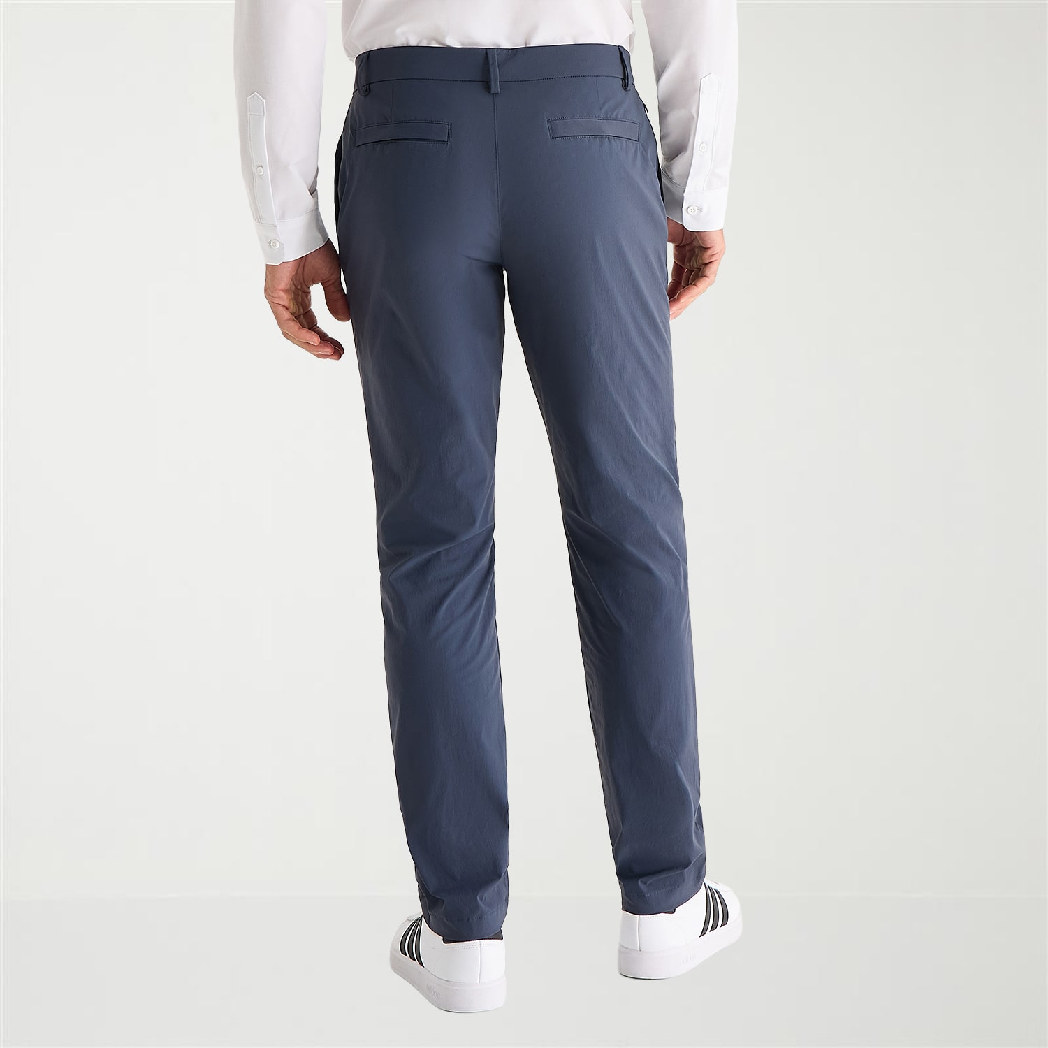Stylus Mens Regular Fit Flat Front Pant