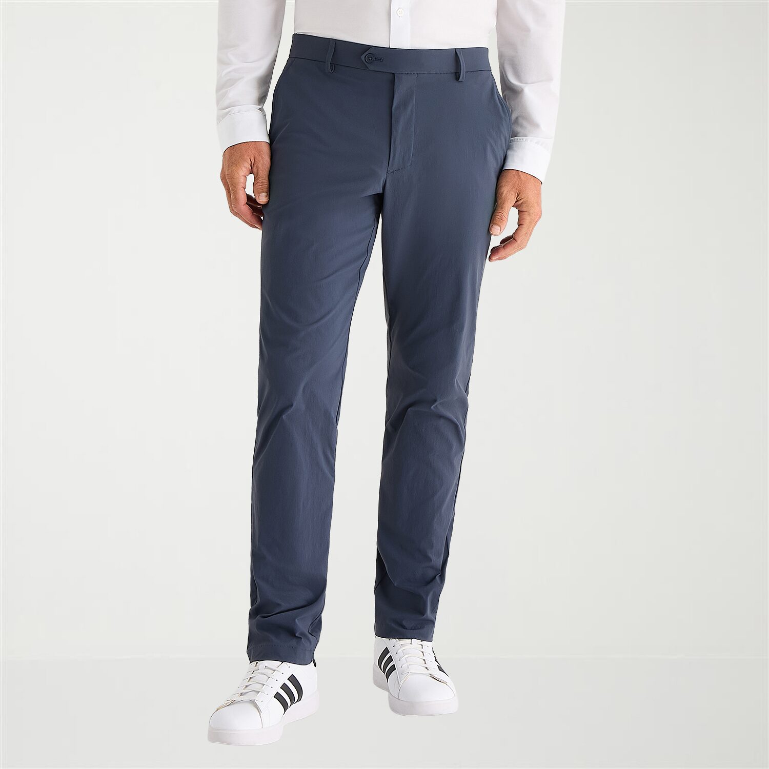 Stylus Mens Regular Fit Flat Front Pant