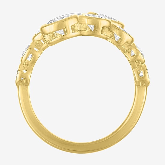 Diamond Addiction (G-H / Si2- I1) Womens 2 CT. T.W. Lab Grown White Diamond 10K Gold Cocktail Ring