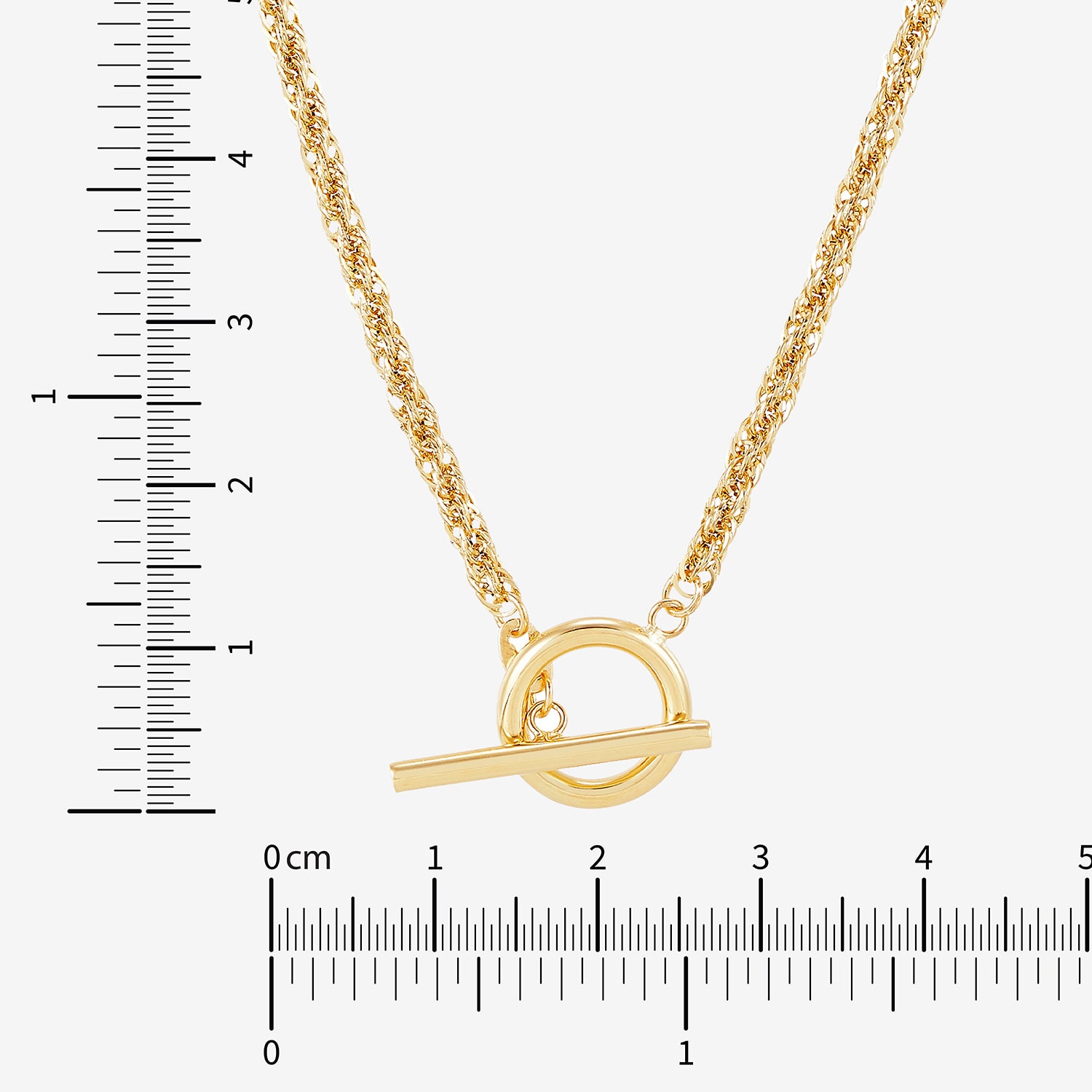 Womens 10K Gold 18 Inch Chain Necklace