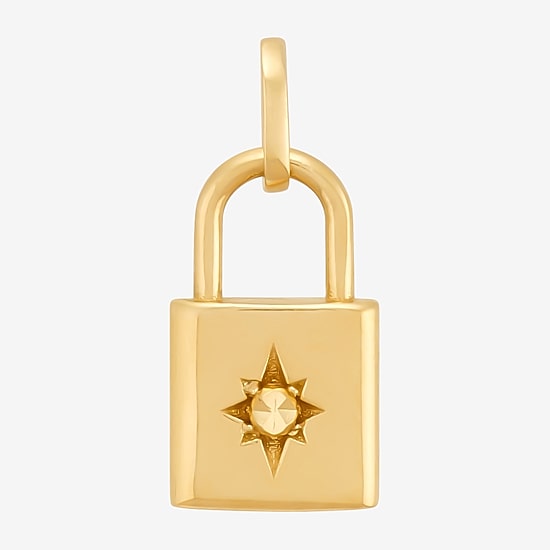 Womens 10K Gold Star Pendant