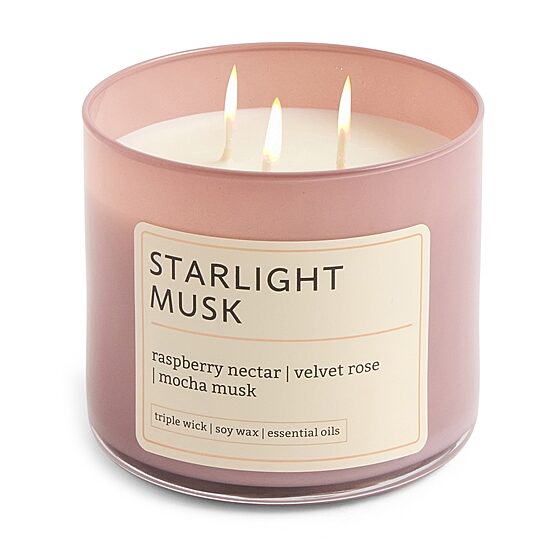 Distant Lands 14oz Starlight Musk 3-Wick Scented Jar Candle