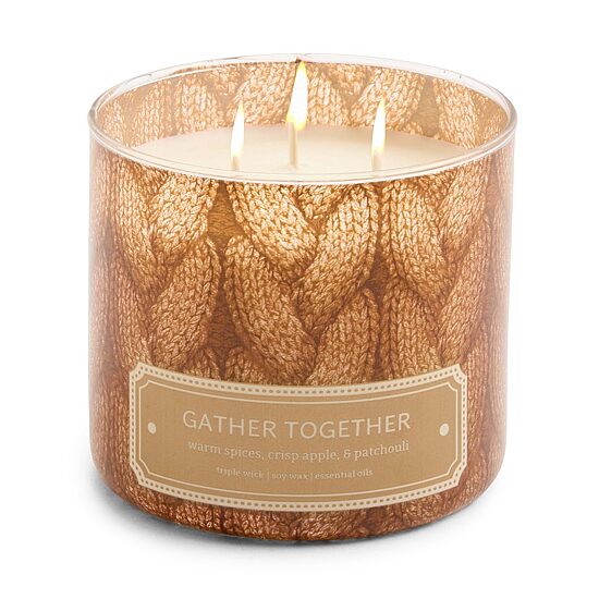 Distant Lands 14oz Gather Together 3-Wick Scented Jar Candle