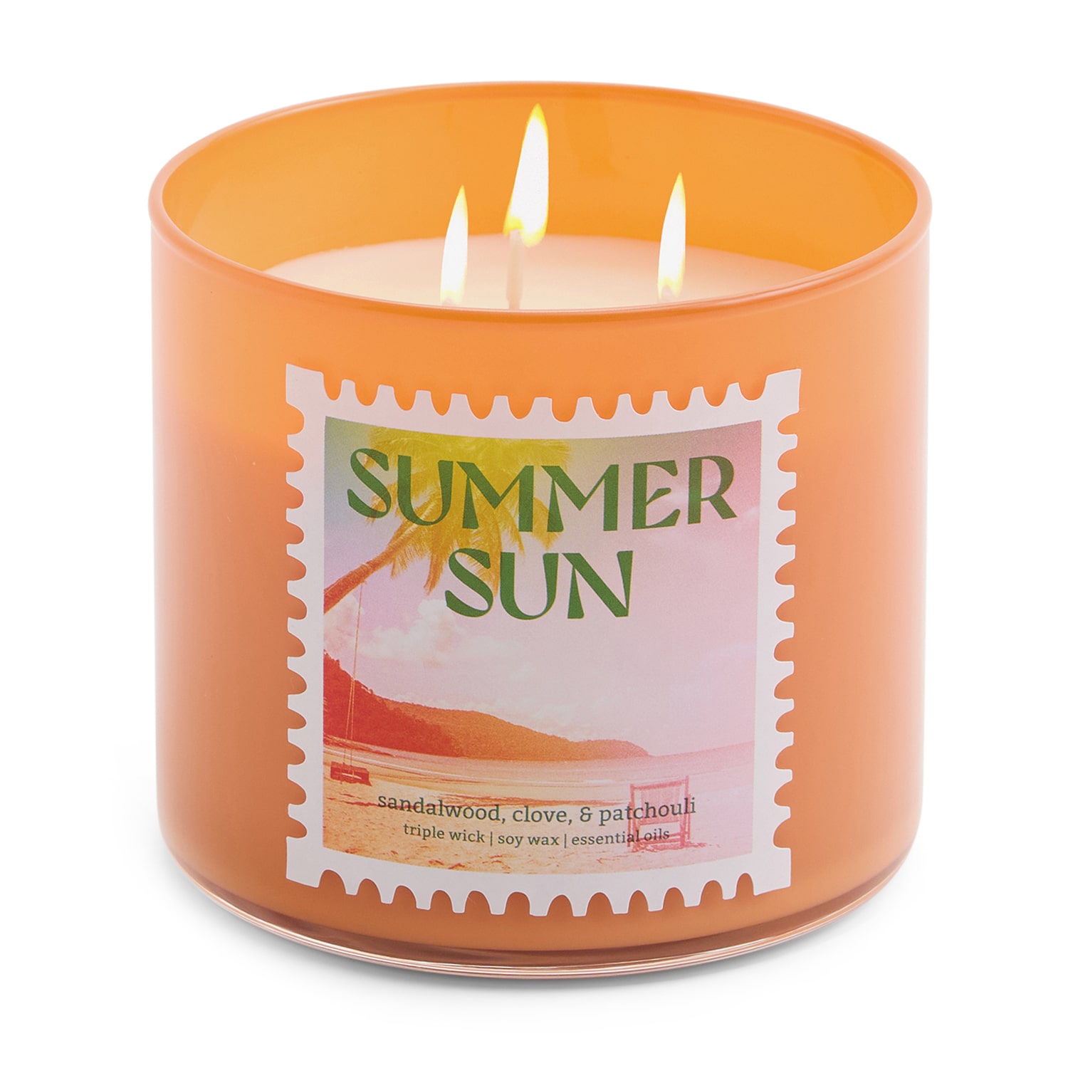 Distant Lands 14oz Summer Sun 3-Wick Scented Jar Candle