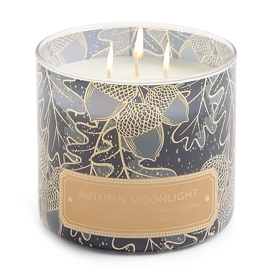Distant Lands 14oz Autumn Moonlight 3-Wick Scented Jar Candle