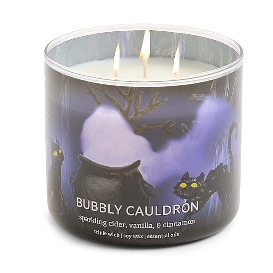 Distant Lands 14oz Bubbly Cauldron 3-Wick Scented Jar Candle