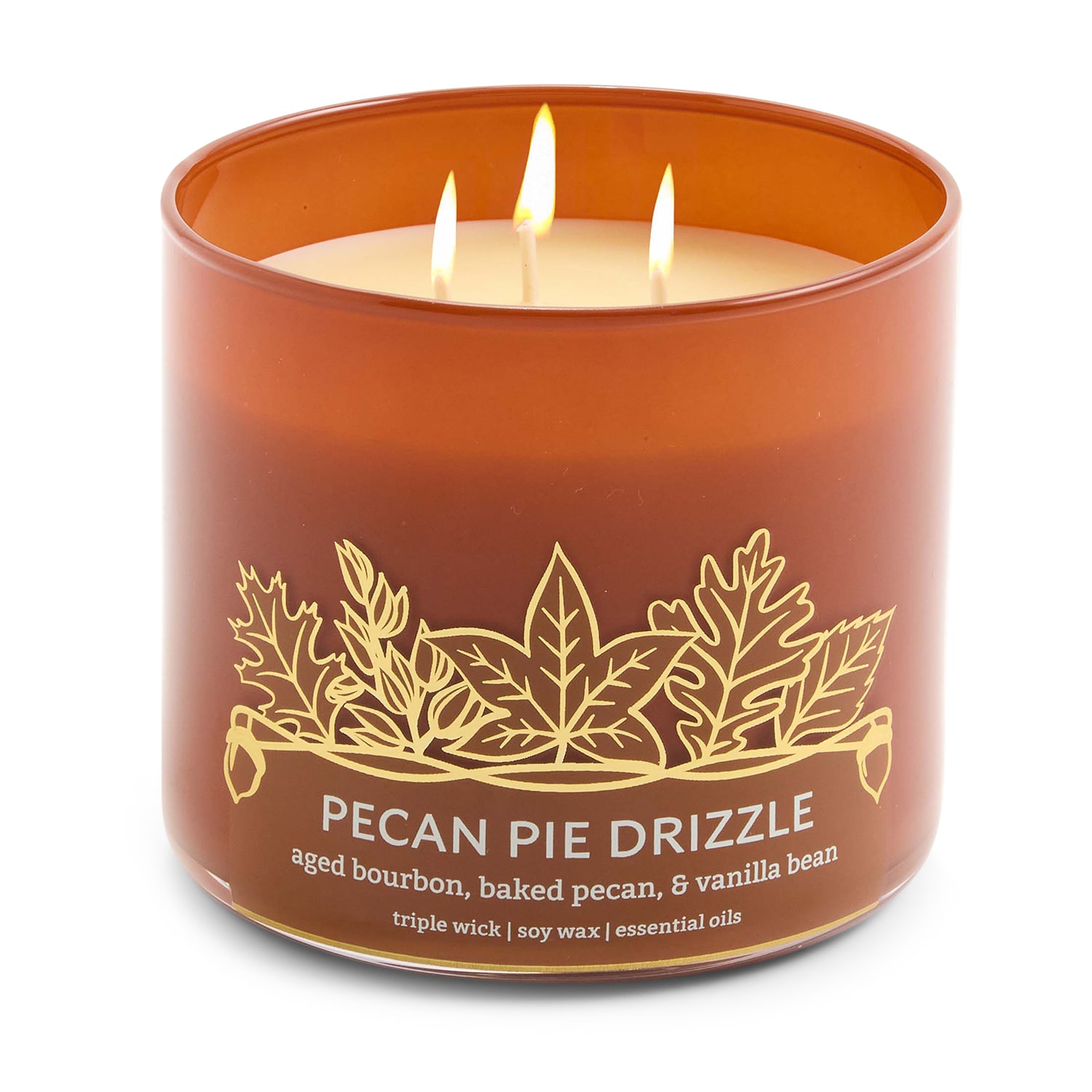 Distant Lands 14oz Pecan Pie Drizzle 3-Wick Scented Jar Candle