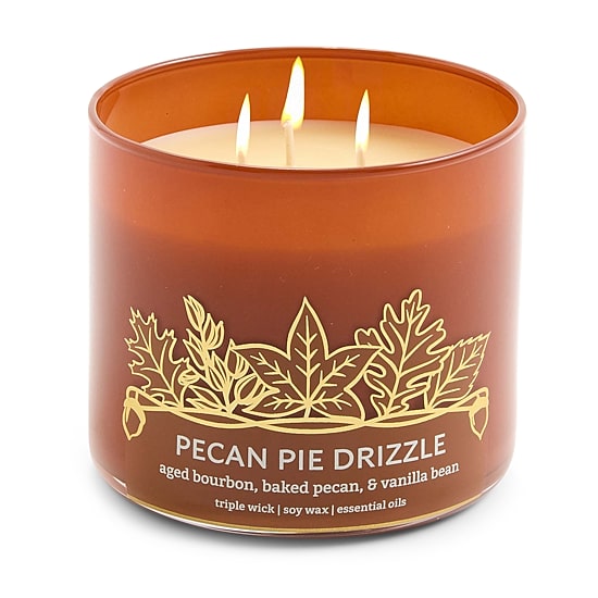 Distant Lands 14oz Pecan Pie Drizzle 3-Wick Scented Jar Candle