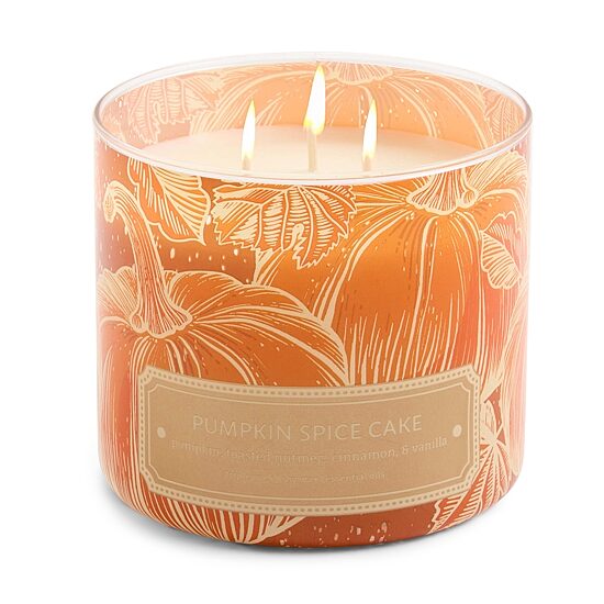 Distant Lands 14oz Pumpkin Spice Cake 3-Wick Scented Jar Candle