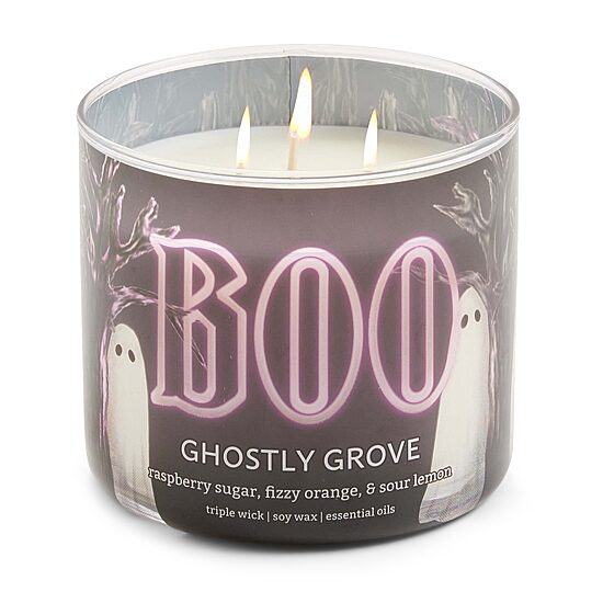 Distant Lands 14oz Ghostly Grove 3-Wick Scented Jar Candle