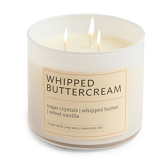 Distant Lands 14oz Whipped Buttercream 3-Wick Scented Jar Candle