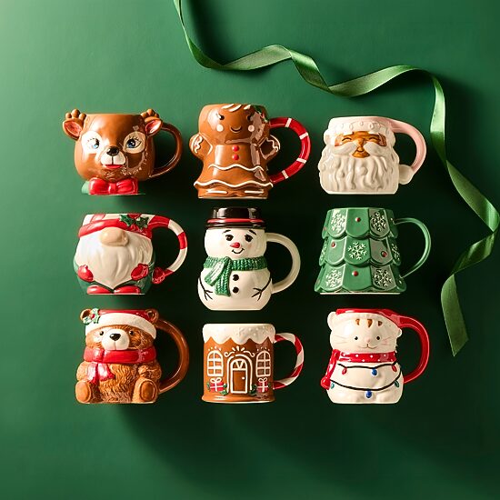 North Pole Trading Co. Holiday Gnome Mug