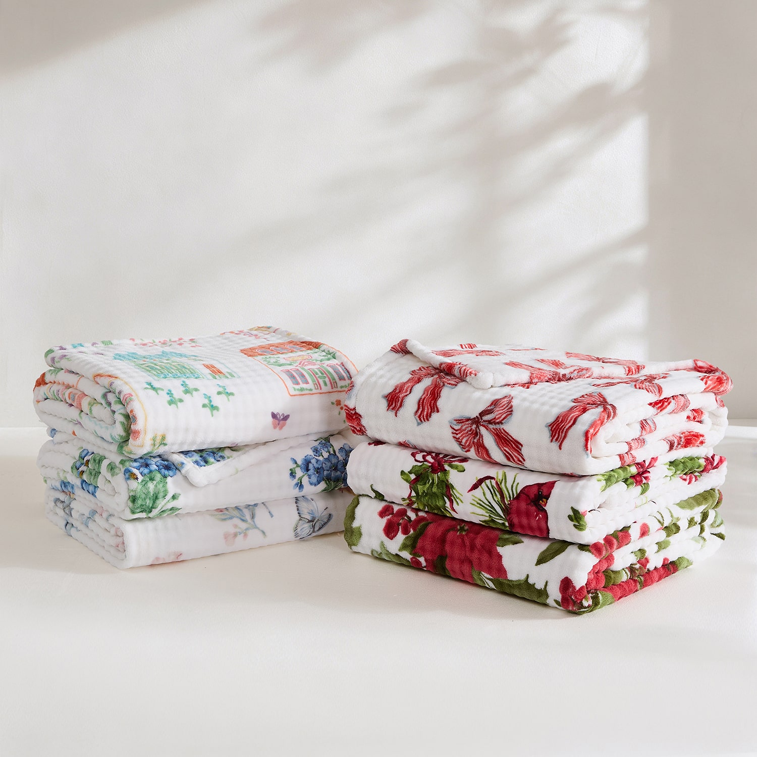 Lenox Printed Bubble Plush Throw