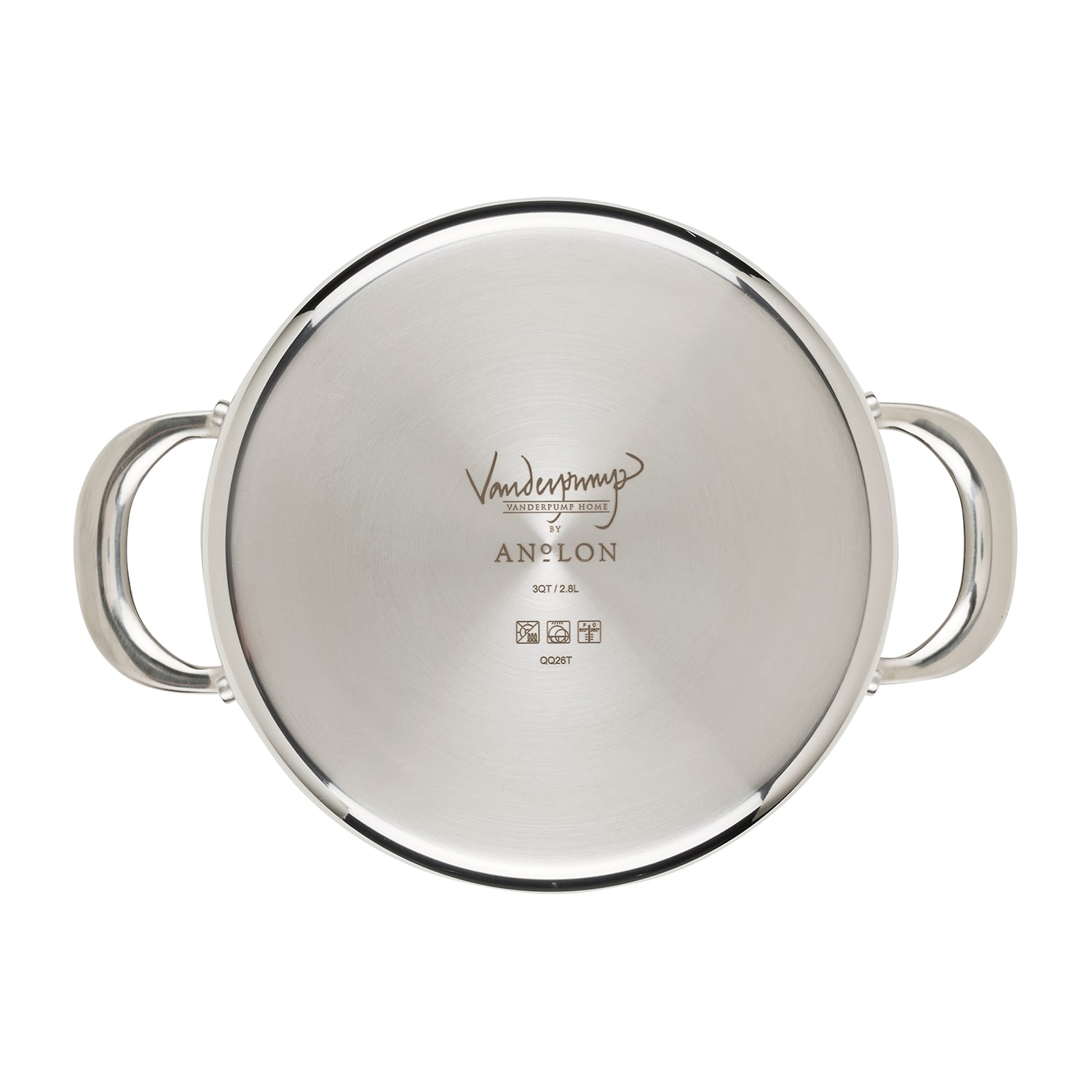 Anolon Everlast Tri-Ply 3 Qt 2-pc. Sauce Pan