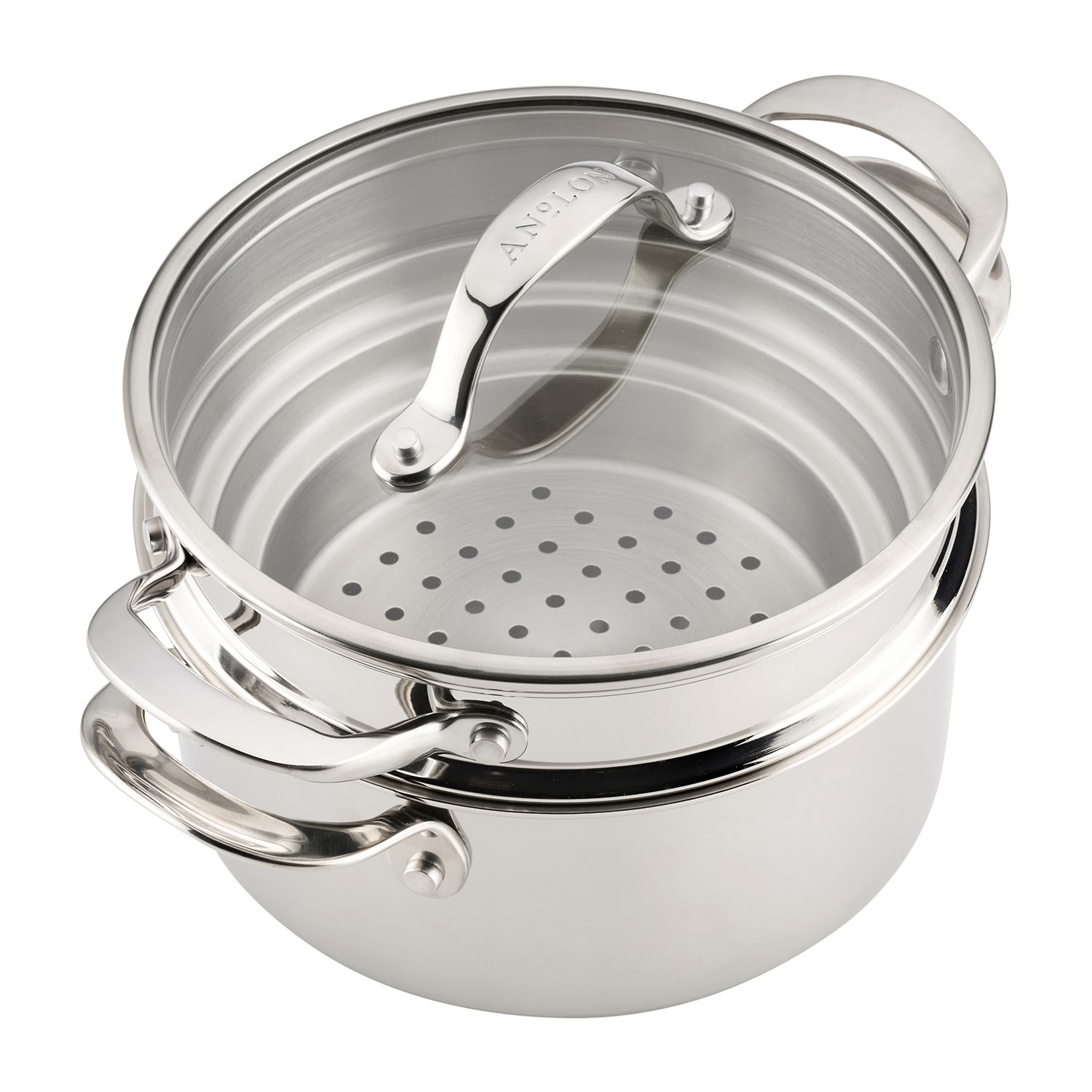 Anolon Everlast Tri-Ply 3 Qt 2-pc. Sauce Pan