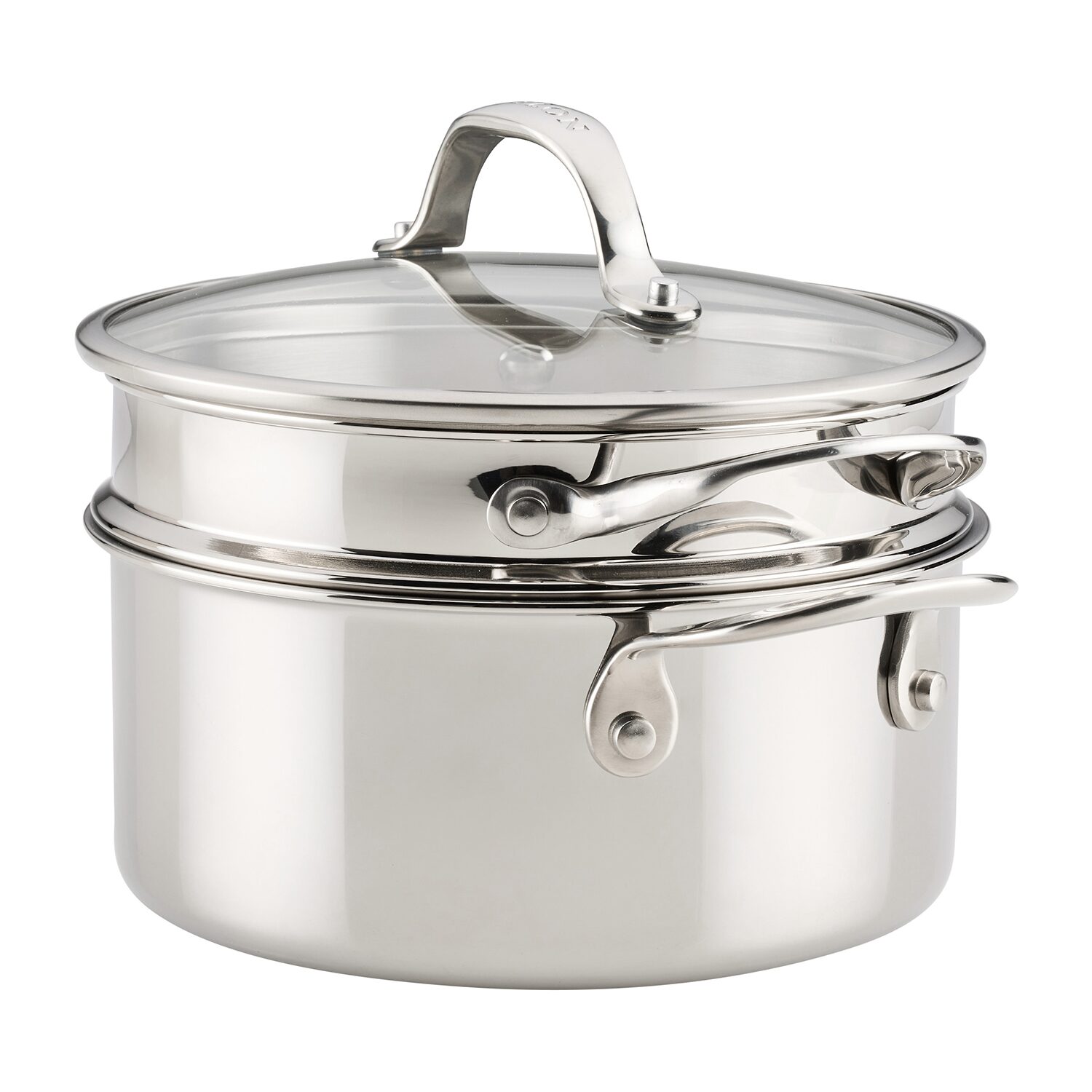 Anolon Everlast Tri-Ply 3 Qt 2-pc. Sauce Pan