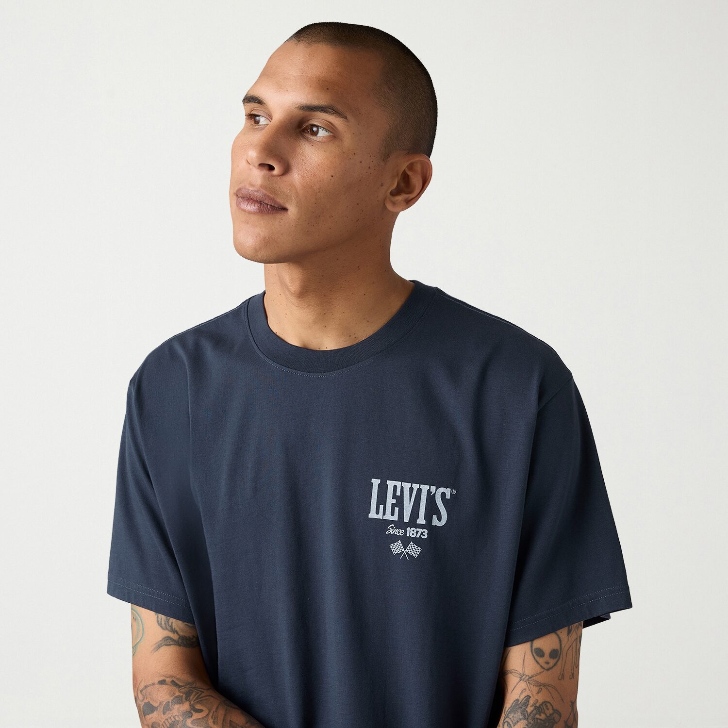 Levi's® Mens Crew Neck Short Sleeve Regular Fit Graphic T-Shirt