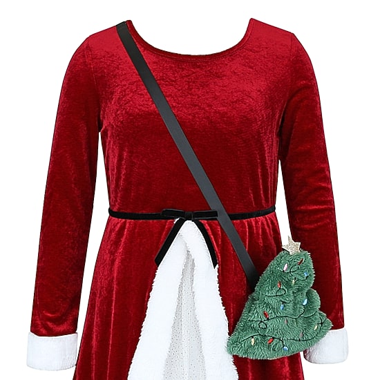 Lilt Little & Big Kid Girls Fitted Long Sleeve Velvet A-Line Dress
