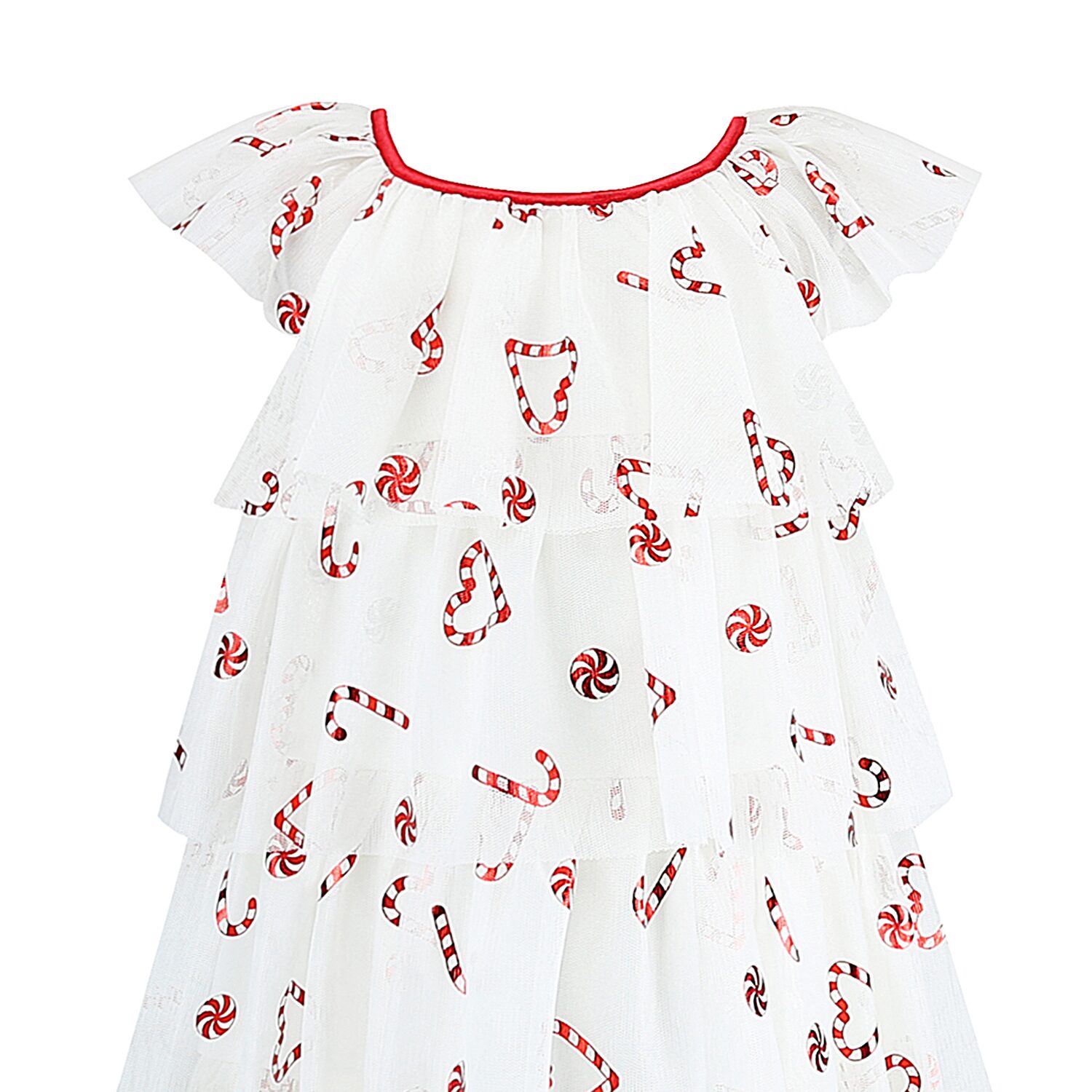 Lilt Little & Big Kid Girls Flutter Short Sleeve A-Line Dress