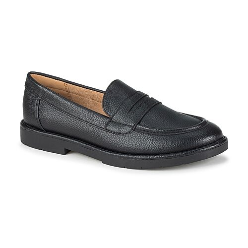 Baretraps Calli Womens Round Closed Toe Loafers In Black