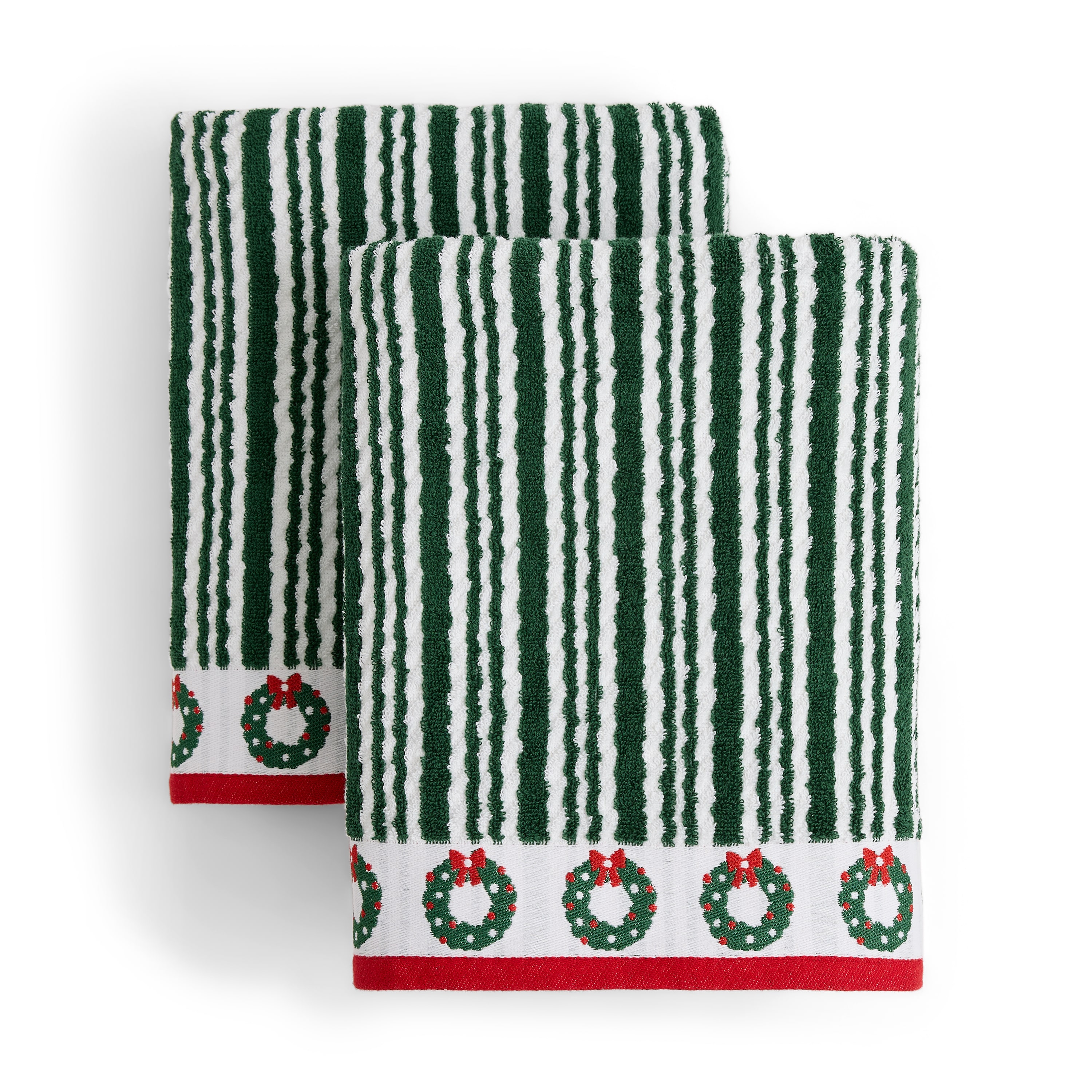 Martha Stewart Stripe 2-pc. Bath Towel Set