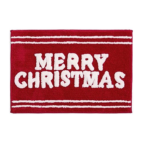 Avanti Merry Christmas Bath Rug In Red