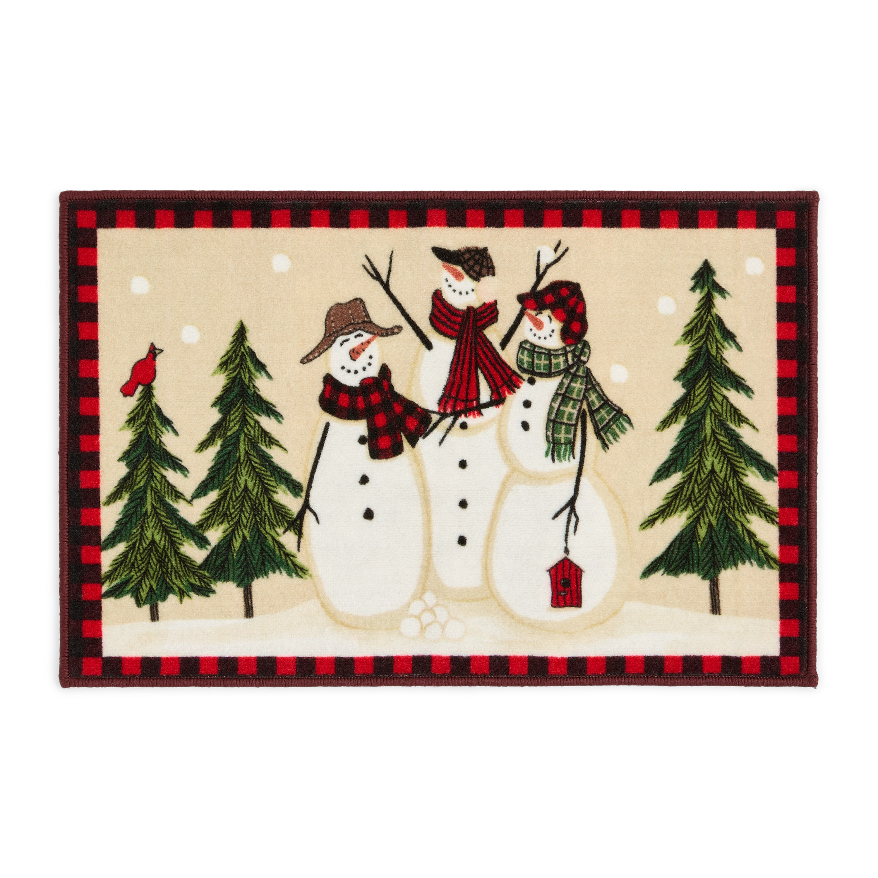 Avanti Snowman Gathering Bath Rug