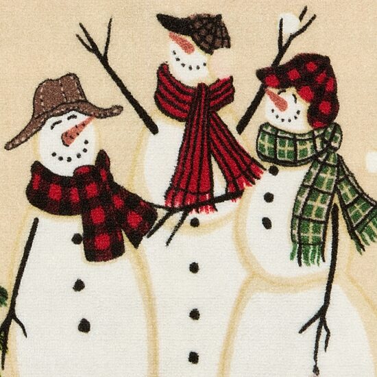 Avanti Snowman Gathering Bath Rug