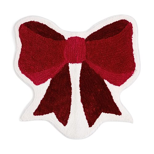 Avanti Bow Bath Rug In Red