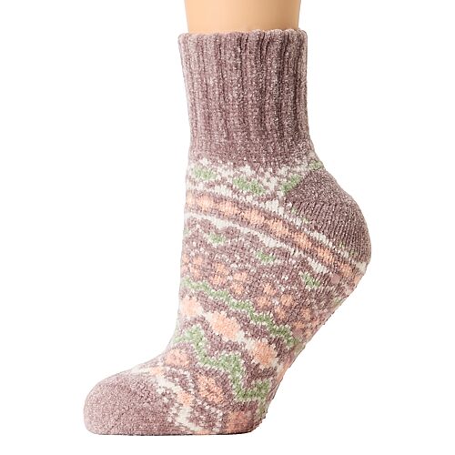 Muk Luks Womens Slipper Socks In Multi