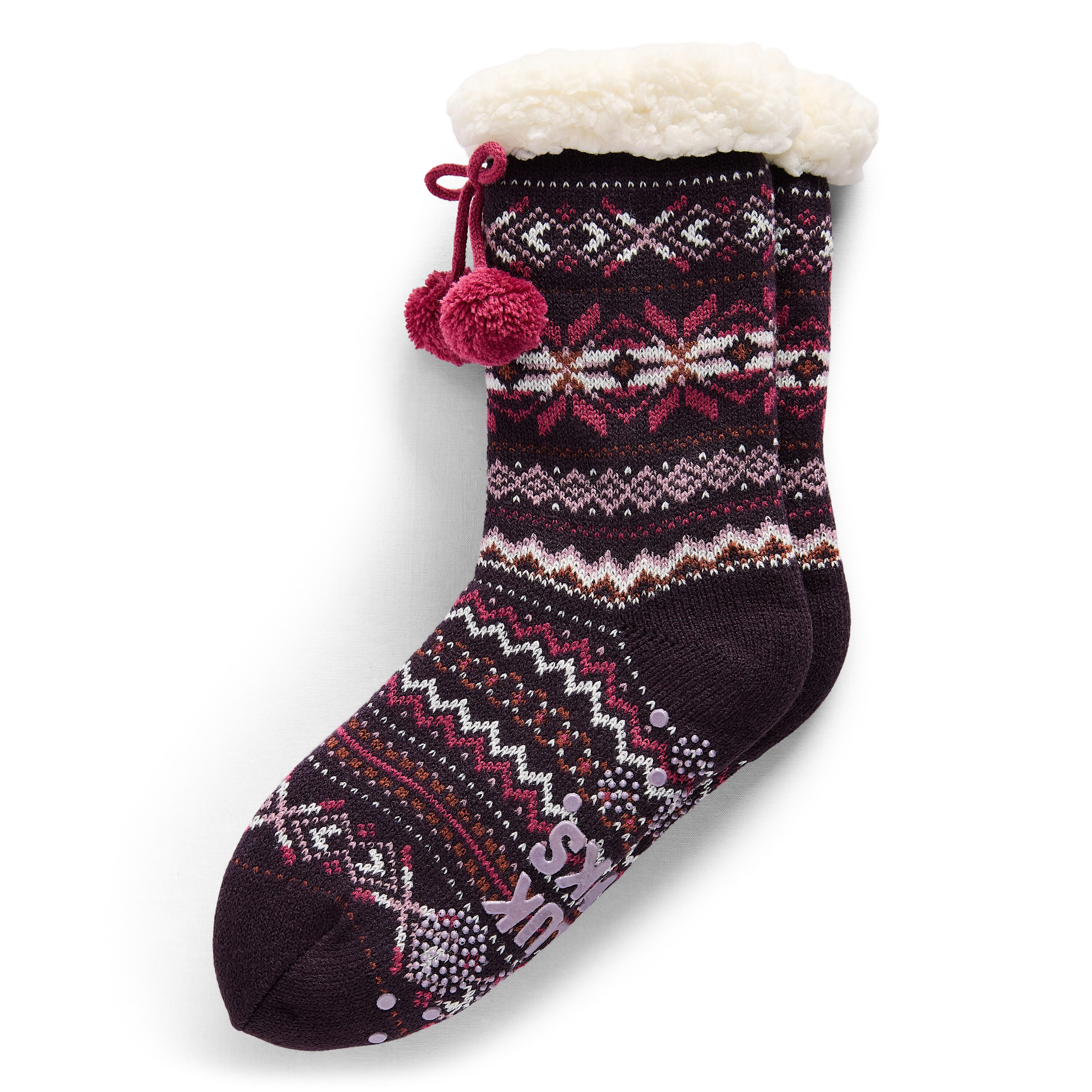 Muk Luks Womens Crew Socks