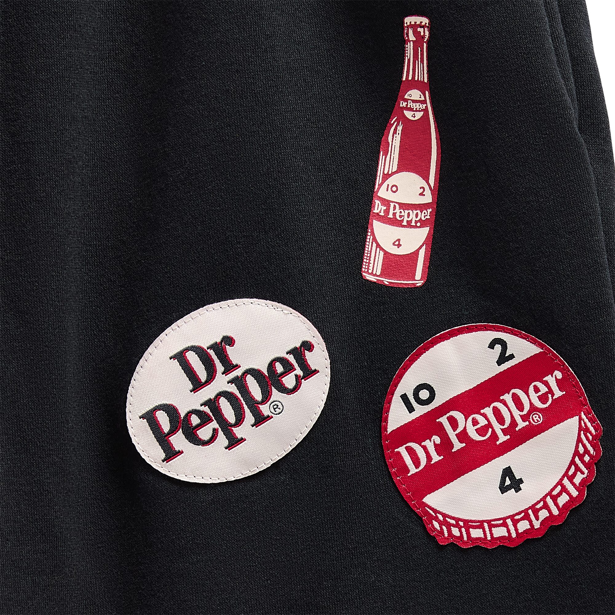 Dr Pepper Wide Leg Fleece Bottom Womens Juniors High Rise Sweatpant